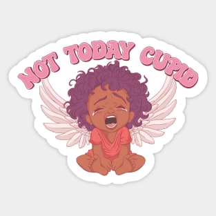 Not Today Cupid Sticker